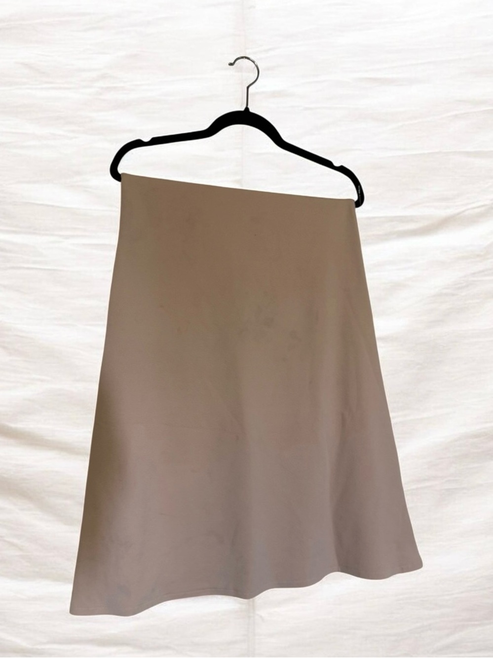 Women's Taupe Maxi A-Line Skirt - Timeless Everyday Staple